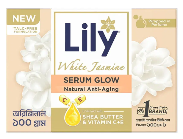100gm Lily White Jasmine Soap BWsacht 5ml
